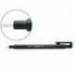 Portagomas TowBow con goma negra redonda color negro