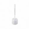 Escobilla para inodoro con soporte plastico blanco
