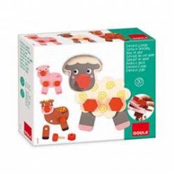 Juego didactico a partir de 3 años Animales Granja de Goula