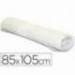 Bolsa basura blanca 85x105cm uso industrial galga 110 rollo 10 unidades