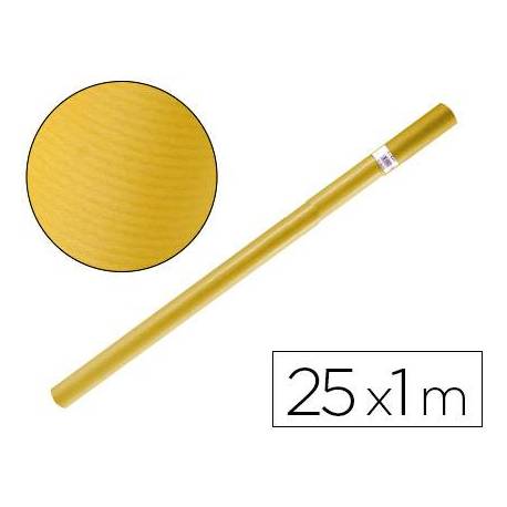Bobina papel tipo kraft Liderpapel 65 g/m² 25 x 1 m amarillo