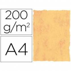 Cartulina pergamino DIN A4 color amarillo marmol