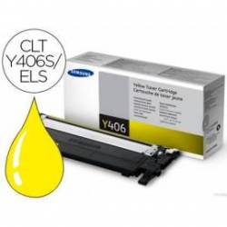Toner Samsung CLT-Y406S/ELS color Amarillo Impresora CLP-365