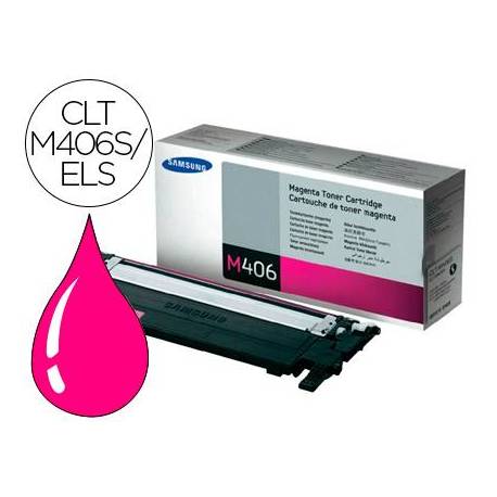 Toner Samsung CLT-M406S/ELS Color Magenta Impresora CLP-365