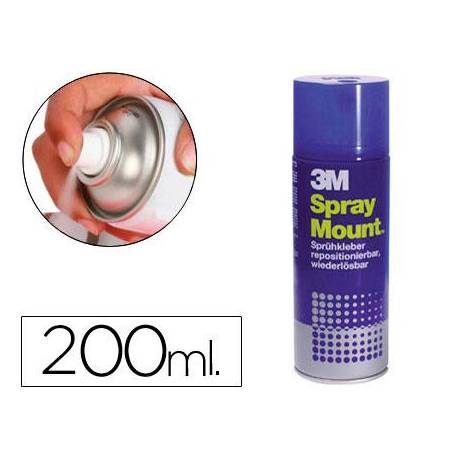 Pegamento en Spray Mount 3M 200 ml