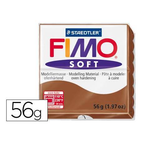 Pasta para modelar Staedtler Fimo soft Color caramelo 56 gr
