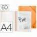 Carpeta Liderpapel con 60 fundas espiral escaparate naranja