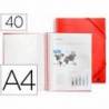 Carpeta Liderpapel escaparate roja