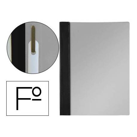 Carpeta dossier fastener Esselte PVC rigido Folio color negro