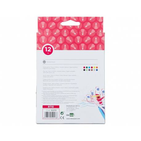 Rotuladores Liderpapel Duo Lavable Doble Punta Caja 12 (52213)