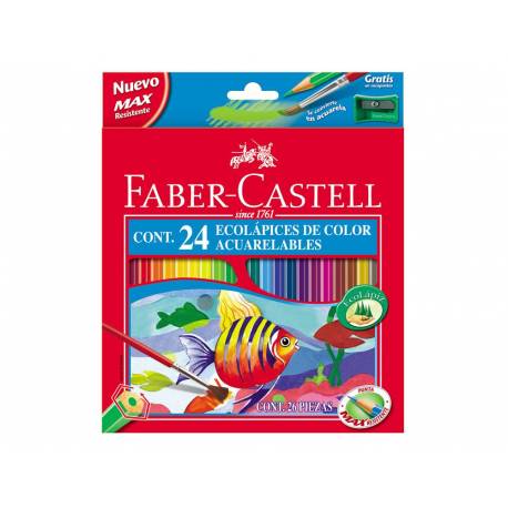 Colores Faber-Castell Acuarelables x 12 Unidades