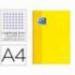 Bloc espiral Oxford Din A-4 extradura 80 hojas microperforado color amarillo