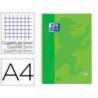 Bloc espiral Oxford Din A-4 extradura microperforado color verde 80 hojas