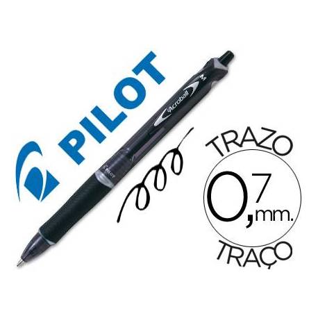 Boligrafo Pilot Acroball Negro 0,7 mm