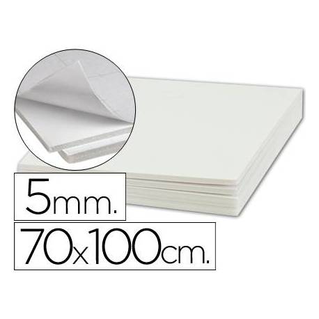 Carton pluma Liderpapel adhesivo 70 x 100 cm Espesor 5 mm
