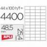 Etiquetas Adhesivas marca Apli 48,5 x 25,4 mm