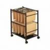 Carrito carpetas colgantes marca Q-Connect carro fijo