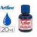 Tinta artline para rotulador pizarra blanca 500-a frasco de 20 ml azul