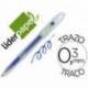 Boligrafo Liderpapel Supergel azul 0,3 mm