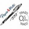 Boligrafo marca Papermate Flexgrip elite 0,5 mm negro