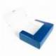 Carpeta de proyectos Liderpapel de carton con gomas azul 9 cm