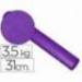 Papel de regalo kraft liso bobina 31 cm 3,5 kg lila.