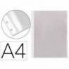 Recambio Fundas intercambiables Liderpapel Din A4 Cristal 70 MC Bolsa 10 fundas
