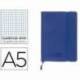 Libreta liderpapel Din A5 cuadrícula 4 mm color azul 120 hojas