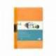 Carpeta dossier con pinza lateral Liderpapel 30 hojas Din A4 color naranja frosty