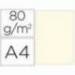 Papel color Liderpapel color crema A4 80 g/m2 100 hojas