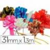 Cinta para hacer lazos rojo 130 cm x 31 mm unidad