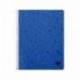 Bloc espiral Liderpapel Folio 100 hojas tapa cartoncillo azul