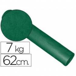 Papel de regalo kraft liso kfc bobina 62 cm 7 kg verde