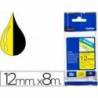 Cintas Brother TZE-631 12mm (ancho) x 8m (largo) laminada amarillo/negro