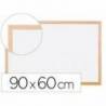 Pizarra Blanca de Melamina con marco de madera 90x60 Q-Connect