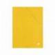 Carpetas de gomas carton simil prespan Liderpapel Folio amarillo