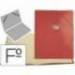Carpeta clasificadora de cartón compacto Saro 275 x 360 mm Rojo modelo 30