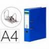 Archivador de palanca Elba carton forrado tamaño Din A4 azul lomo 80 mm rado
