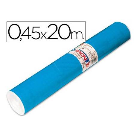 Aironfix Rollo Adhesivo 45cm x 20mt Unicolor Azul Mate Medio 100 MC