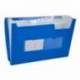 Carpeta liderpapel clasificador fuelle 32112 polipropileno Din A4 azul transparente 13 departamentos