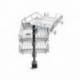 Bandejas giratorias metalicas cromadas Q-Connect