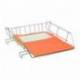 Bandejas giratorias metalicas cromadas Q-Connect