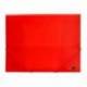 Carpeta lomo flexible con solapas Liderpapel Din A4 color rojo translucido