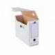 Caja archivo definitivo Liderpapel Ecouse carton 100% reciclado 103 tamaño cuarto 278x213x105mm 325g/m2.