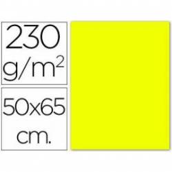 Cartulina color amarillo fluorescente Sadipal