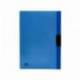 Carpeta dossier con pinza lateral Liderpapel 60 hojas Din A4 color azul