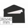 Carpeta sobre Liderpapel broche polipropileno sobre americano 260x140 mm 50 hojas color negro