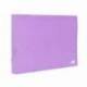 Carpeta clasificadora fuelle Liderpapel DIN A4 poliporpileno 13 departamentos color violeta