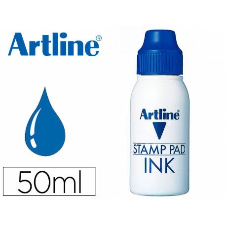 Tinta tampon marca Artiline azul de 50 cc