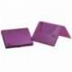 Carpeta portadocumentos gomas con solapa Liderpapel DIN A4 polipropileno lomo 25 mm color morada